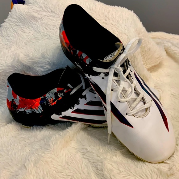 Adidas Messi 10.3 FG B23766 Mens Football Soccer Shoes US 11.5 White Low Top - Picture 5 of 5